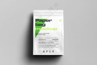 八边封塑料袋包装袋印刷效果图贴图样机食品自立袋样机-5