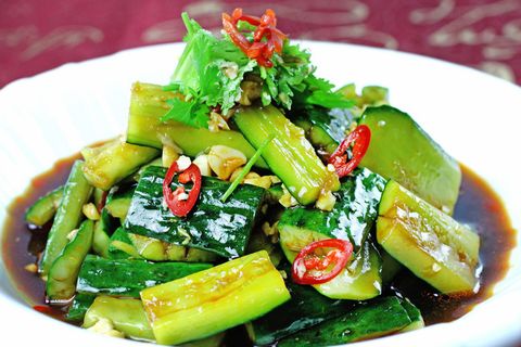 凉拌黄瓜美食图片