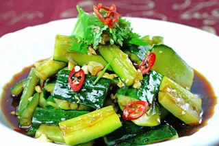 凉拌黄瓜美食图片