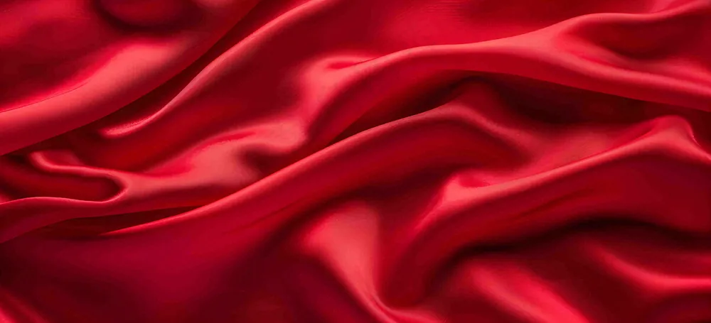 深红色丝绸纹理背景