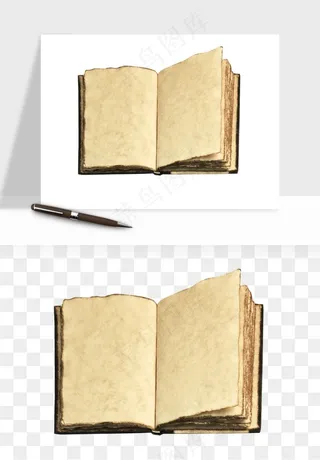 翻开书籍打开书本png免抠