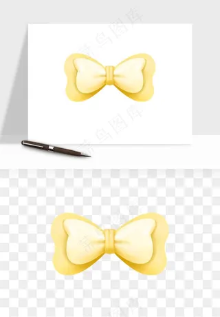 蝴蝶结西装领结png免抠