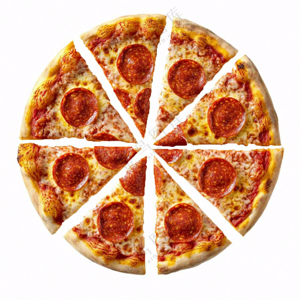 美味的披萨美食摄影图免抠