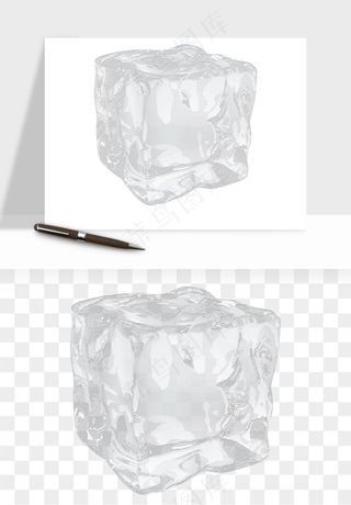 冰块清爽png免抠