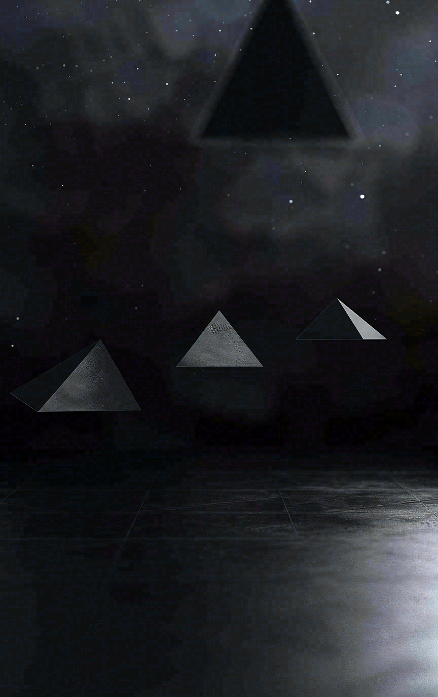 数码科技线光几何背景