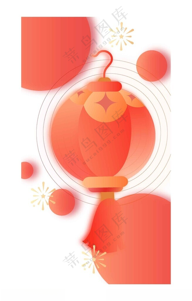 新年弥散底纹边框新年装饰标题框