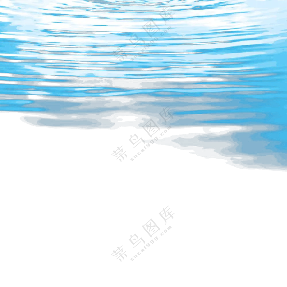 水面上的涟漪波光元素免抠图片素材