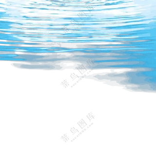 水面上的涟漪波光元素免抠图片素材