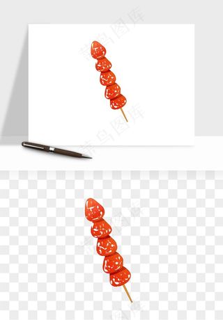 冰糖葫芦png免抠