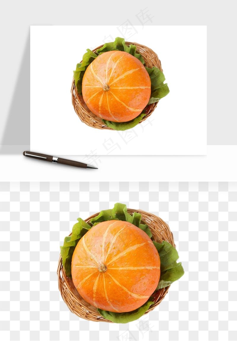 南瓜蔬菜png免抠