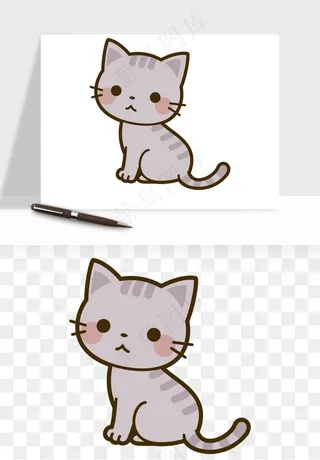 卡通狗狗猫咪png免抠