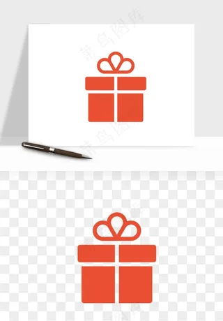 礼盒礼物png免抠
