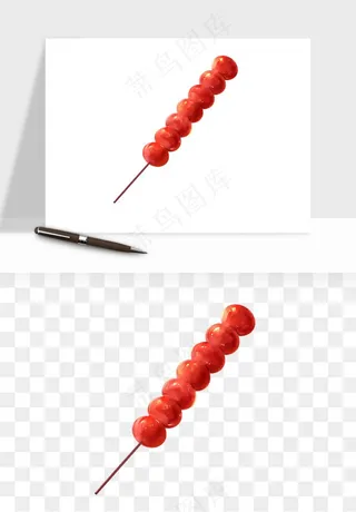 冰糖葫芦png免抠