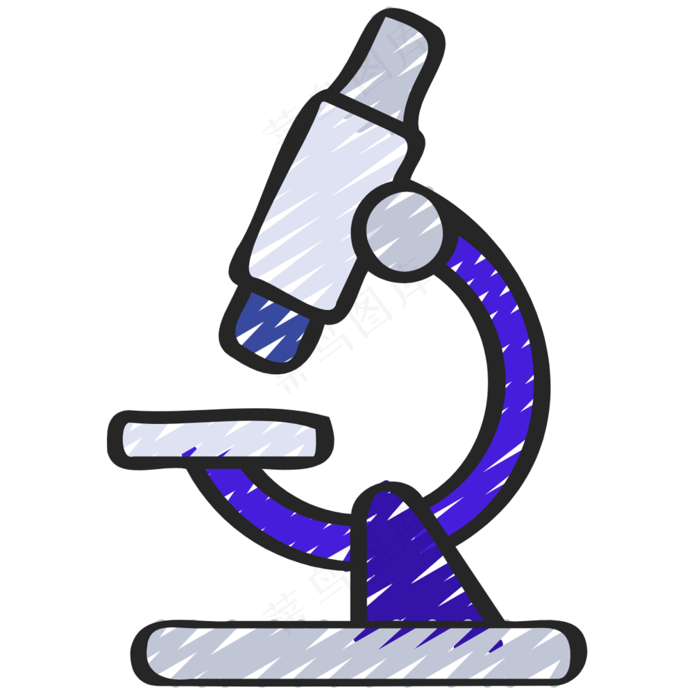 显微镜 铅笔手绘图标icon