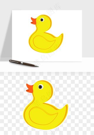 小黄鸭png免抠