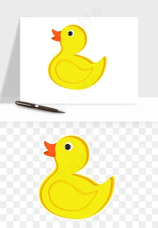 小黄鸭png免抠