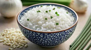 白米饭主食粮食食物摄影图