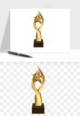 荣誉奖杯冠军金奖png免抠