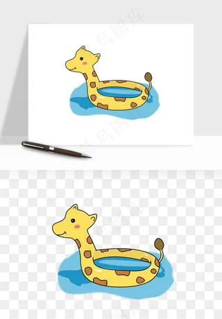 游泳圈png免抠