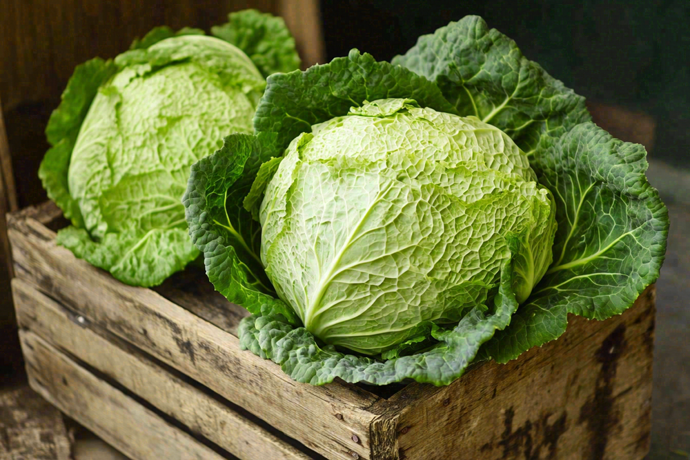 白菜圆白菜包菜蔬菜摄影图