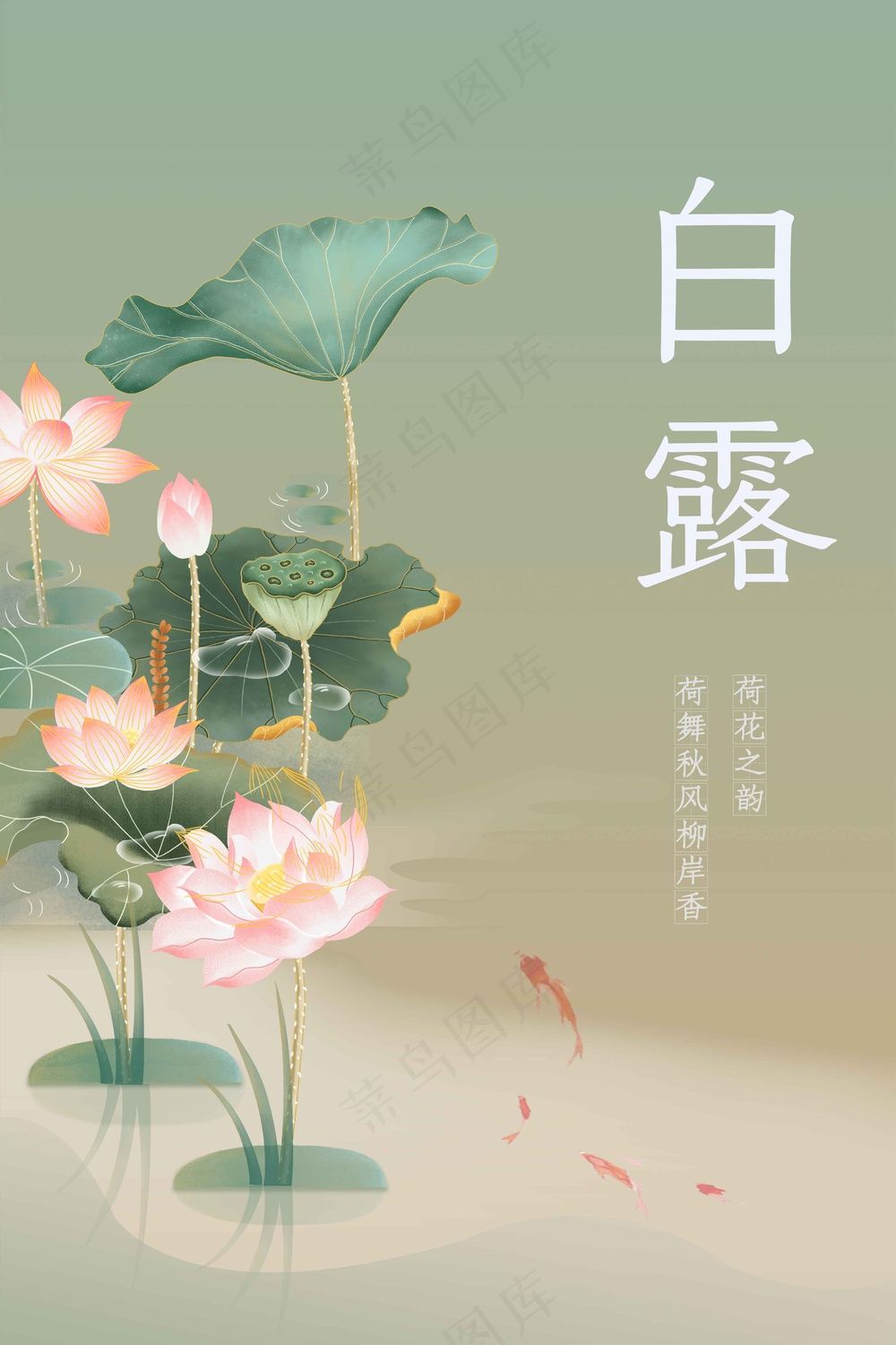 白露节气传统活动海报