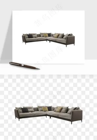 现代沙发家具png免抠