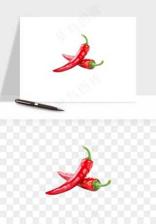 红辣椒尖椒png免抠