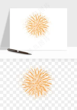 卡通烟花烟火礼花png免抠
