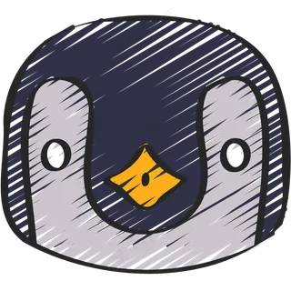 可企鹅 铅笔手绘图标 icon