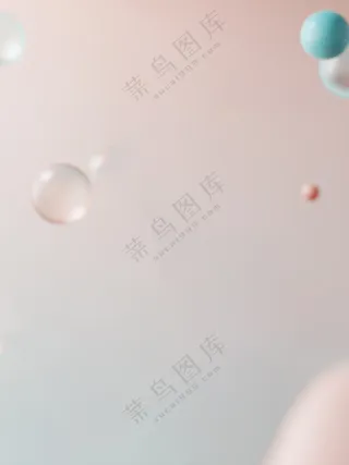 马卡龙色系悬浮背景