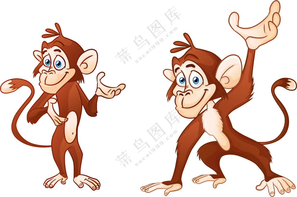 卡通猴子免抠图