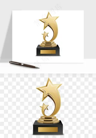 荣誉奖杯冠军金奖png免抠