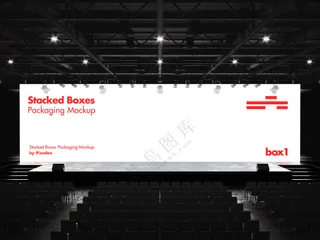 舞台发布会样机 平面vi提案样机