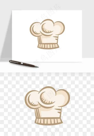 卡通厨师帽子png免抠