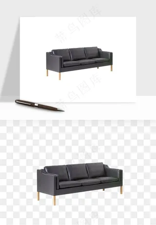 现代沙发家具png免抠