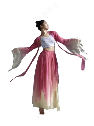 png免抠古装舞蹈人物
