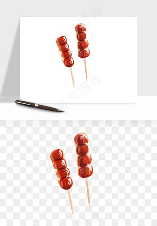 冰糖葫芦png免抠