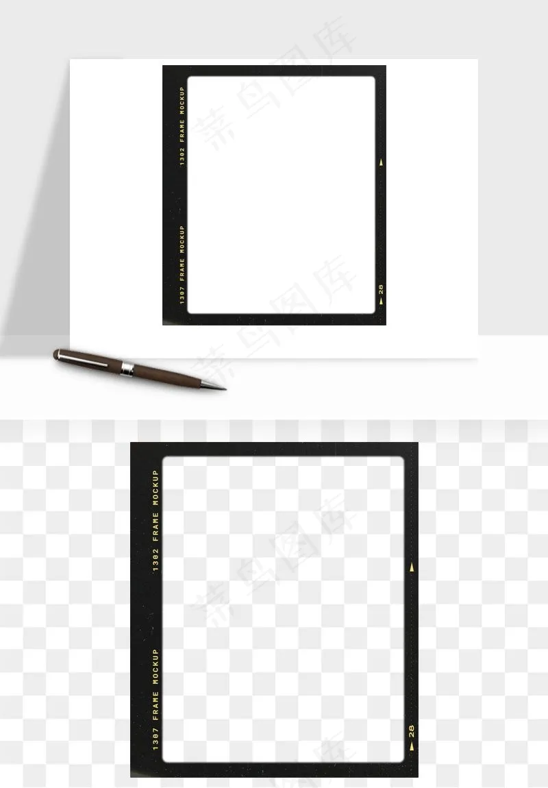 电影黑胶胶片元素png免抠