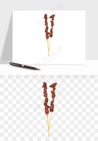 实物烧烤烤肉美食png免抠
