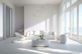 家装家居设计简约风室内装修摄影图