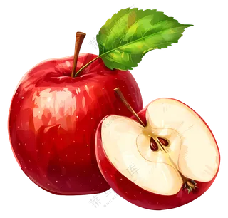 红苹果免抠元素