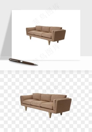 现代沙发家具png免抠