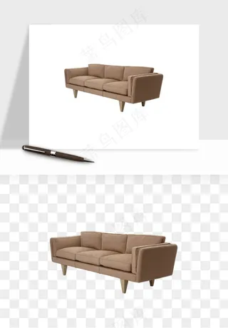 现代沙发家具png免抠