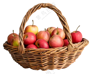 一篮新鲜苹果