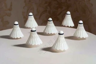 羽毛球竞技运动摄影图