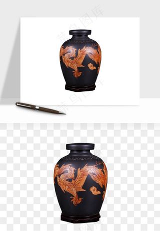 酒坛酒瓶酿酒酒缸png免抠