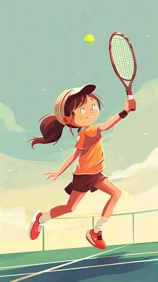 网球运动培训背景