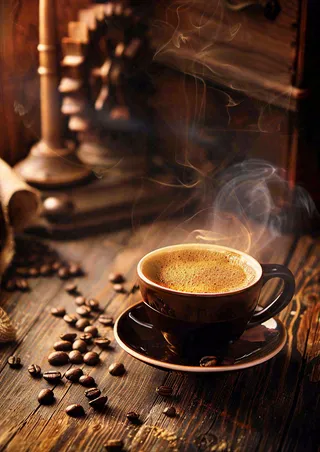 饮品咖啡饮料摄影图