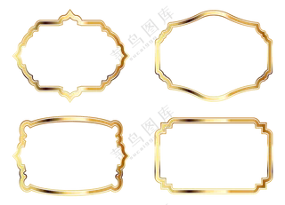 金色质感框架 (2)