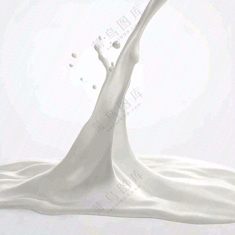 白色的牛奶飞溅摄影图